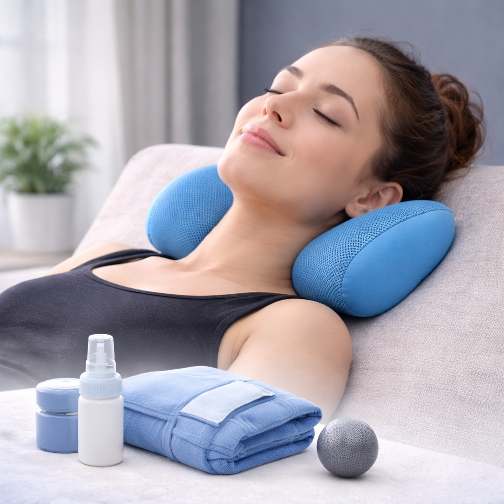 Neck support products for neck pain relief and cervical comfort