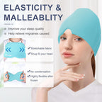 Migraine Relief Cap – Hot & Cold Therapy Headache Cap for Migraine, Sinus & Tension Relief