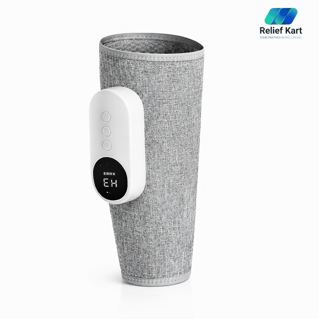 Portable Calf Massager with Heat – Air Compression Leg Massager for Pain and Circulation with 3 Modes and 3 Intensities, Revitive Circulation Booster for Legs, Type-C Rechargeable