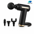ReliefKart Pulse Gun Massager – 4 Heads, 6 Speed, Rechargeable Percussion Massager