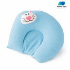 U Shape Soft Fabric New Born Baby Head Shaping Pillow with Mustard Seeds / Baby Rai Pillow for 0-12 Months – Pink (ReliefKart)