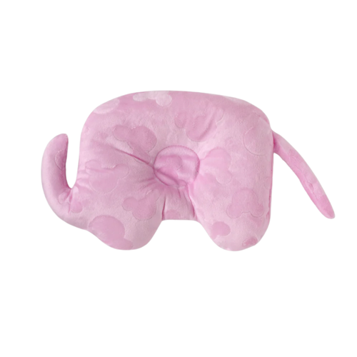 ReliefKart - Elephant Baby Pillow | Ultra Soft Plush Newborn Head Support Cushion for Infants, Grey Baby Bedding Essential
