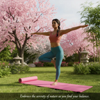 Yoga Mat For Women & Men – Anti Slip, EVA Material, Exercise Mat For Home Gym | Yoga Mat For Gym Workout and Yoga Exercise (4MM, Black, Pink, Blue)