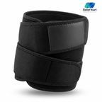 ReliefKart Thigh Wrap – Thigh Support – Compression Sleeve for Quadriceps, Black, Large (ReliefKart)