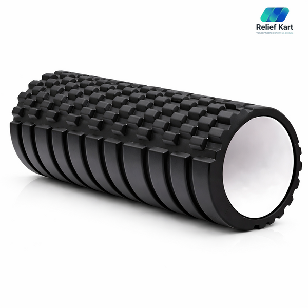 Density Foam Roller for Back & Body Pain Relief – Deep Tissue Massage for Muscle Recovery & Back Pain | Trigger Point Therapy, Yoga, Stretching, Fitness Training & Home Workouts