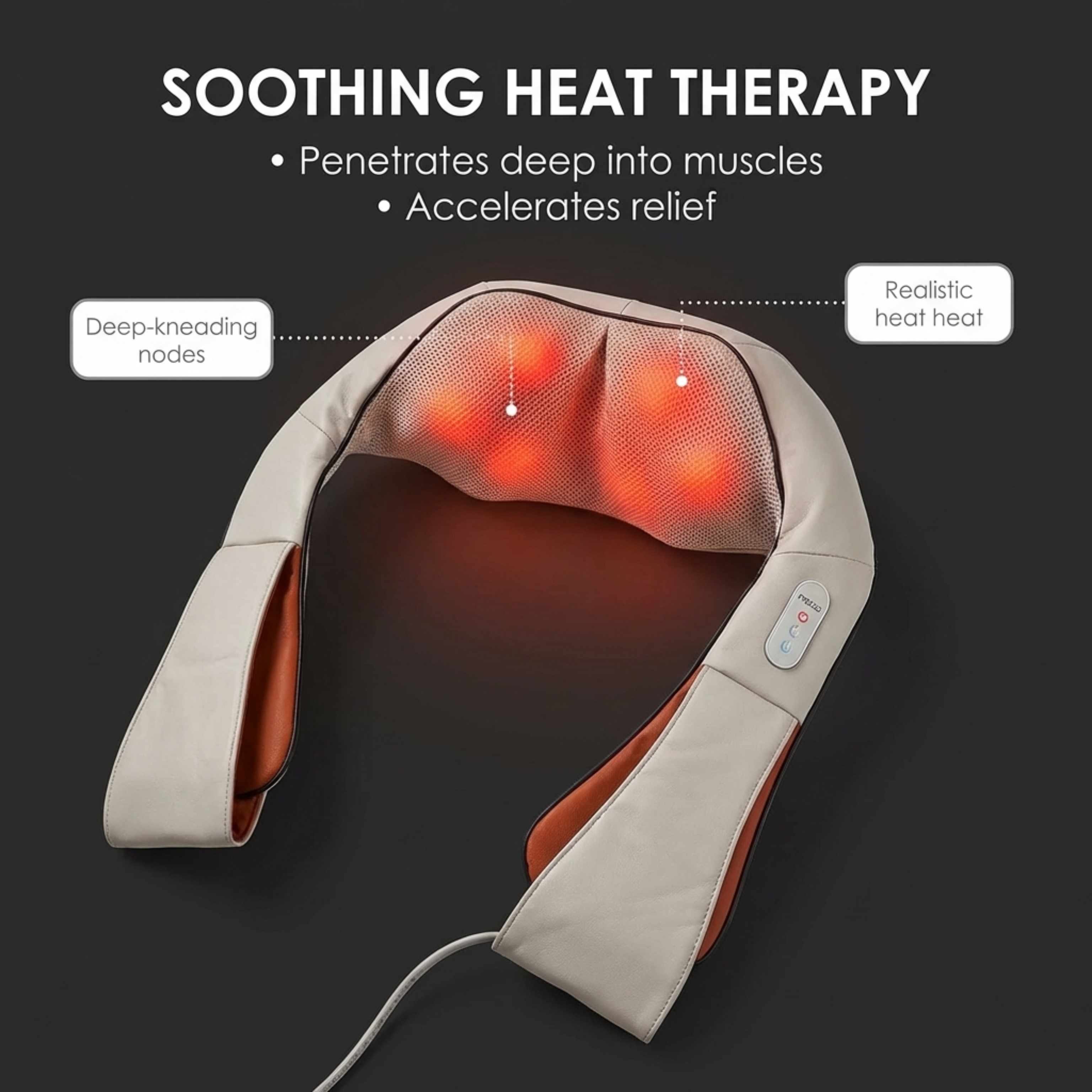 Neck and Back Massager for Cervical Pain Relief with Heating – Electric 5D Cervical Massage Machine for Deep Tissue Neck, Back, Shoulders