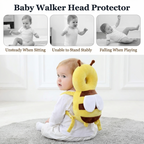 Baby Head Protector Pillow Safety Bee Yellow – Walk & Sleep Protection Pad