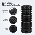 Density Foam Roller for Back & Body Pain Relief – Deep Tissue Massage for Muscle Recovery & Back Pain | Trigger Point Therapy, Yoga, Stretching, Fitness Training & Home Workouts