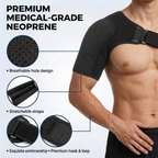 Shoulder Support Brace for Men & Women – Pain Relief & Support for Rotator Cuff, AC Joint & Dislocated Shoulder – Adjustable Shoulder Support Strap | Neoprene Foam | Universal Fit Both Left & Right Side