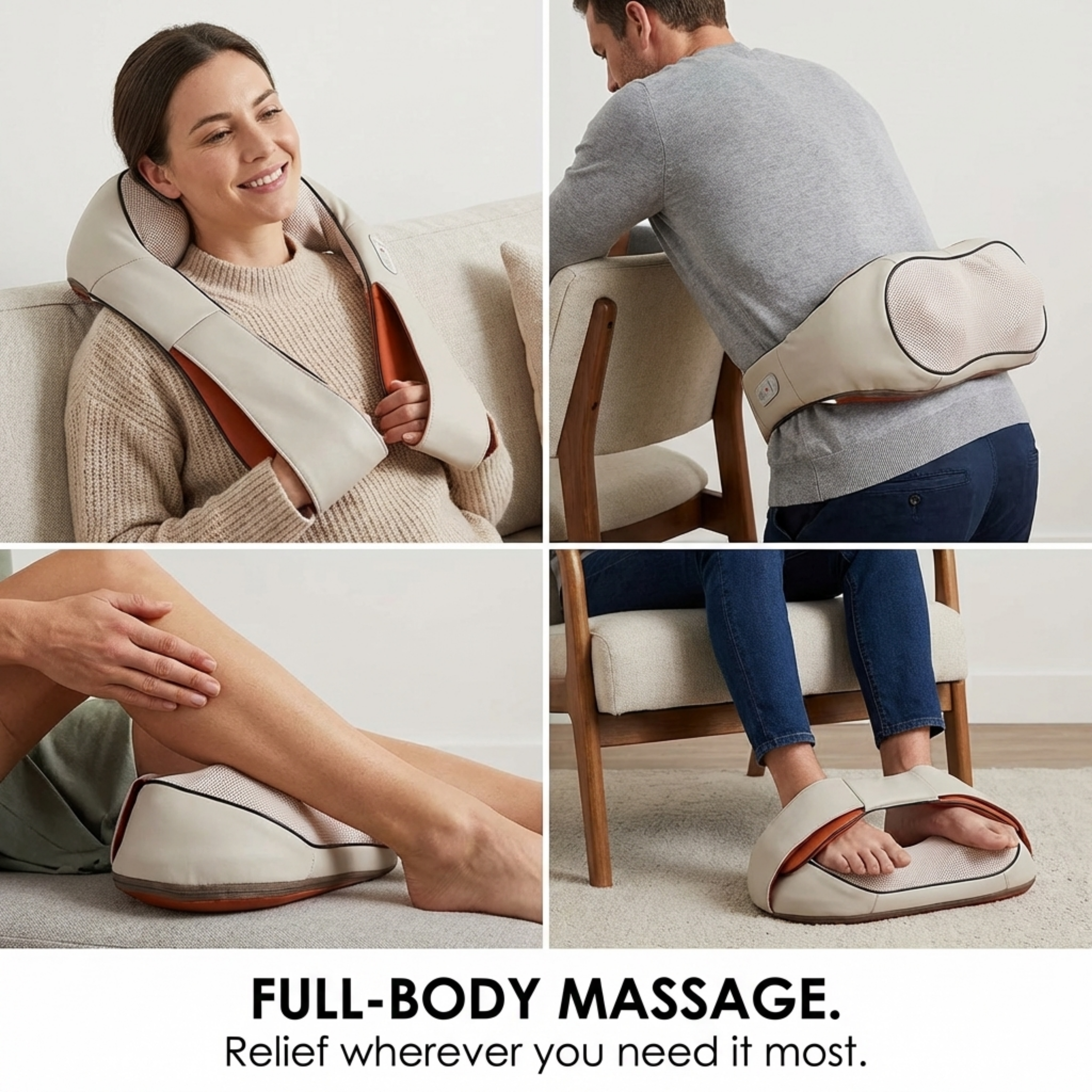 Neck and Back Massager for Cervical Pain Relief with Heating – Electric 5D Cervical Massage Machine for Deep Tissue Neck, Back, Shoulders