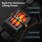 Power Lift Joint Support Knee Rebound Spring Force Running Leg Band (1 Pair)