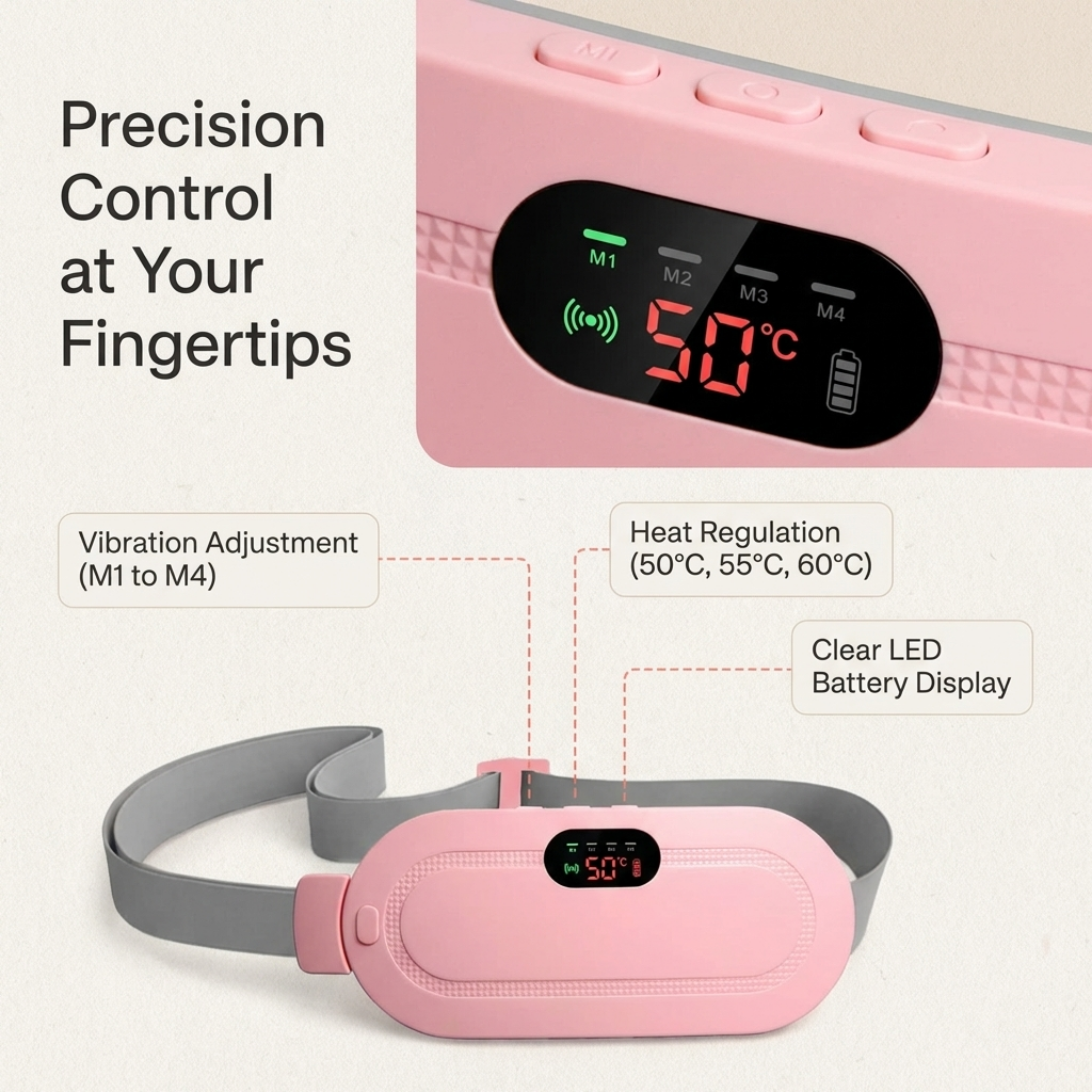 Portable Cordless Heating Pad - Menstrual Heating Pad