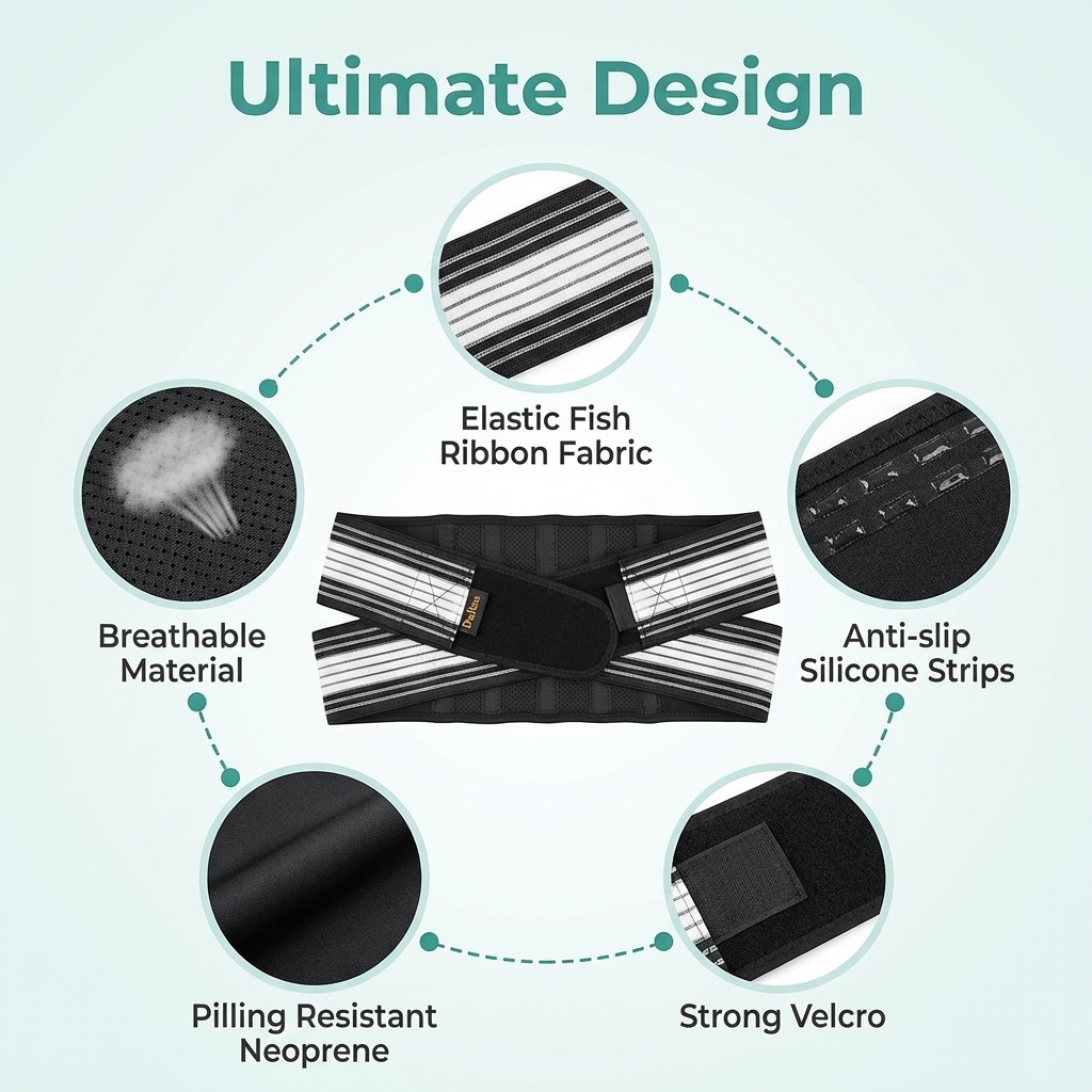 Lower Back Support Brace for Men and Women