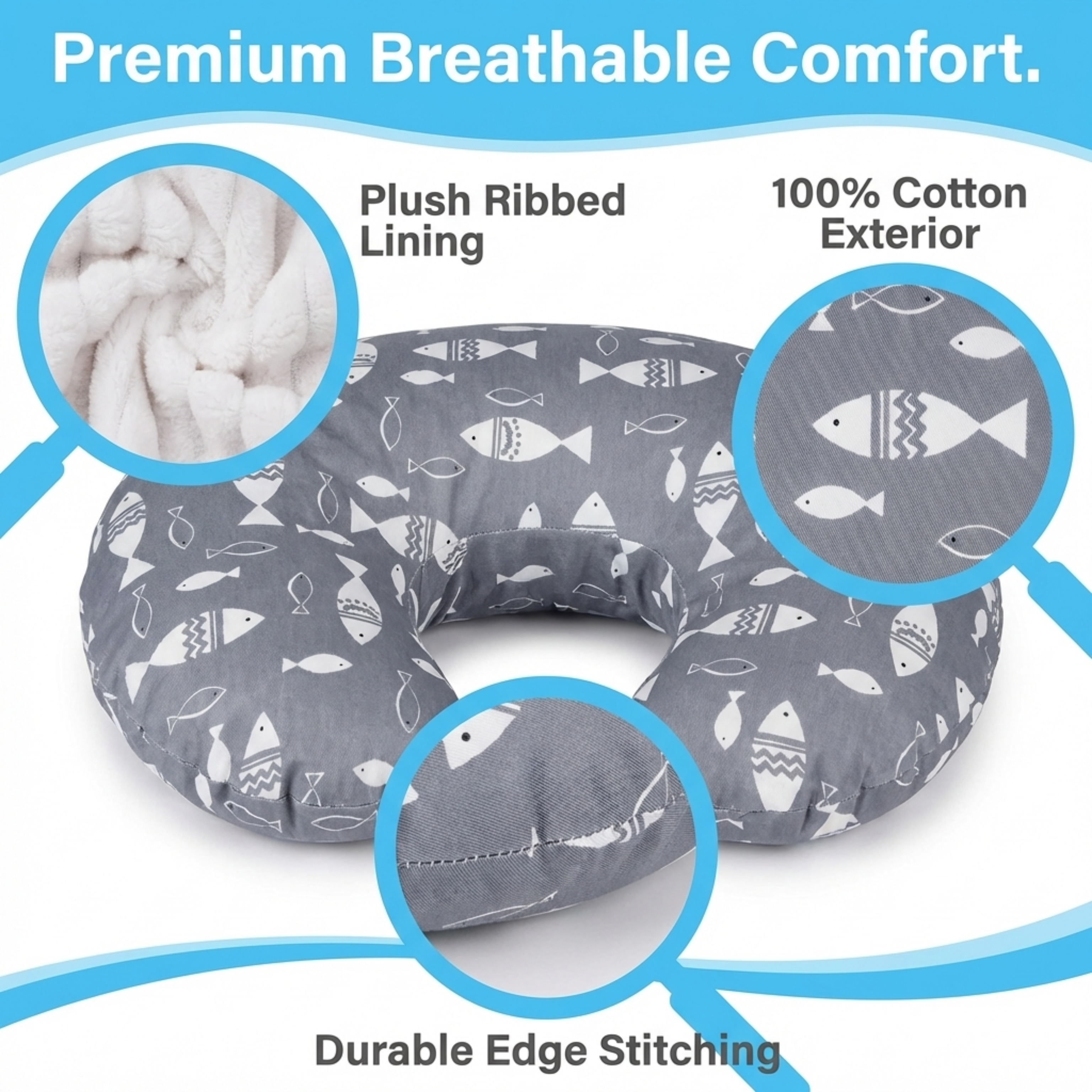 Cozie Cradle Baby Pillow, Cozie Cradle Baby Nursing Pillow, Cozy Cradle Pillow-Feeding Pillow