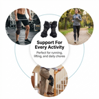 Power Lift Joint Support Knee Rebound Spring Force Running Leg Band (1 Pair)