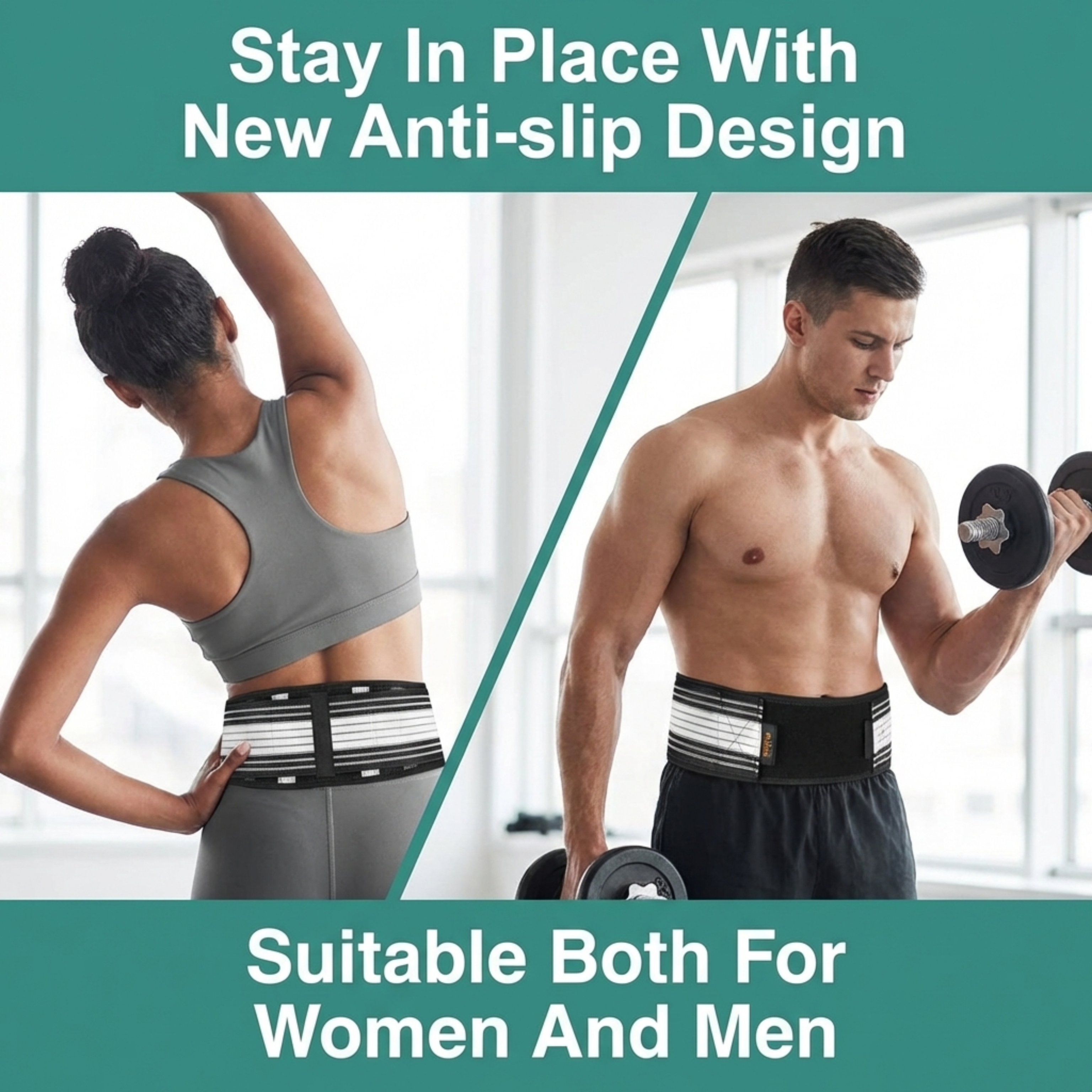 Lower Back Support Brace for Men and Women