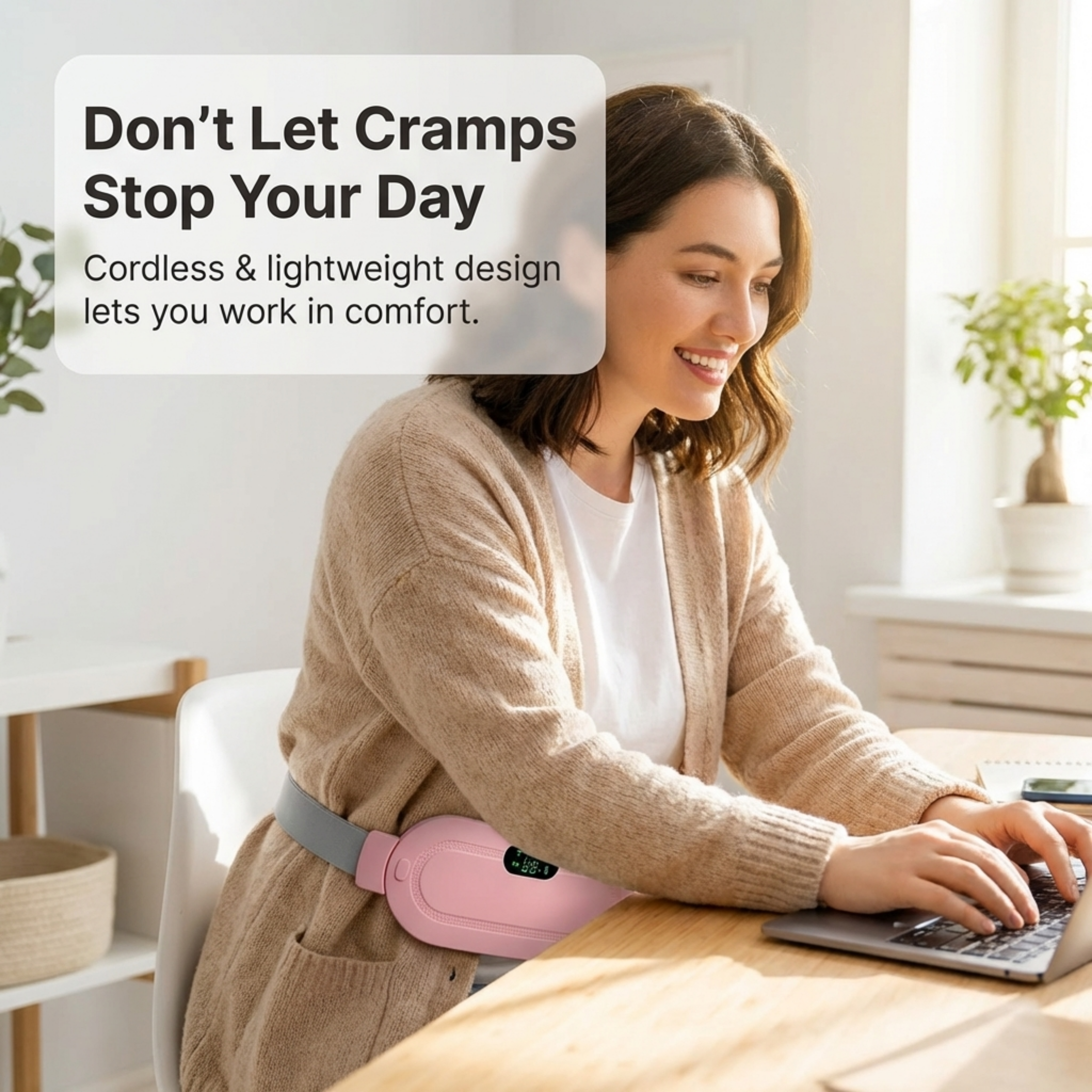 Portable Cordless Heating Pad - Menstrual Heating Pad