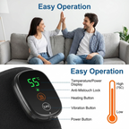 ReliefKart Cordless Knee Massager – Heated Vibration Brace Wrap