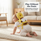 Baby Head Protector Pillow Safety Bee Yellow – Walk & Sleep Protection Pad