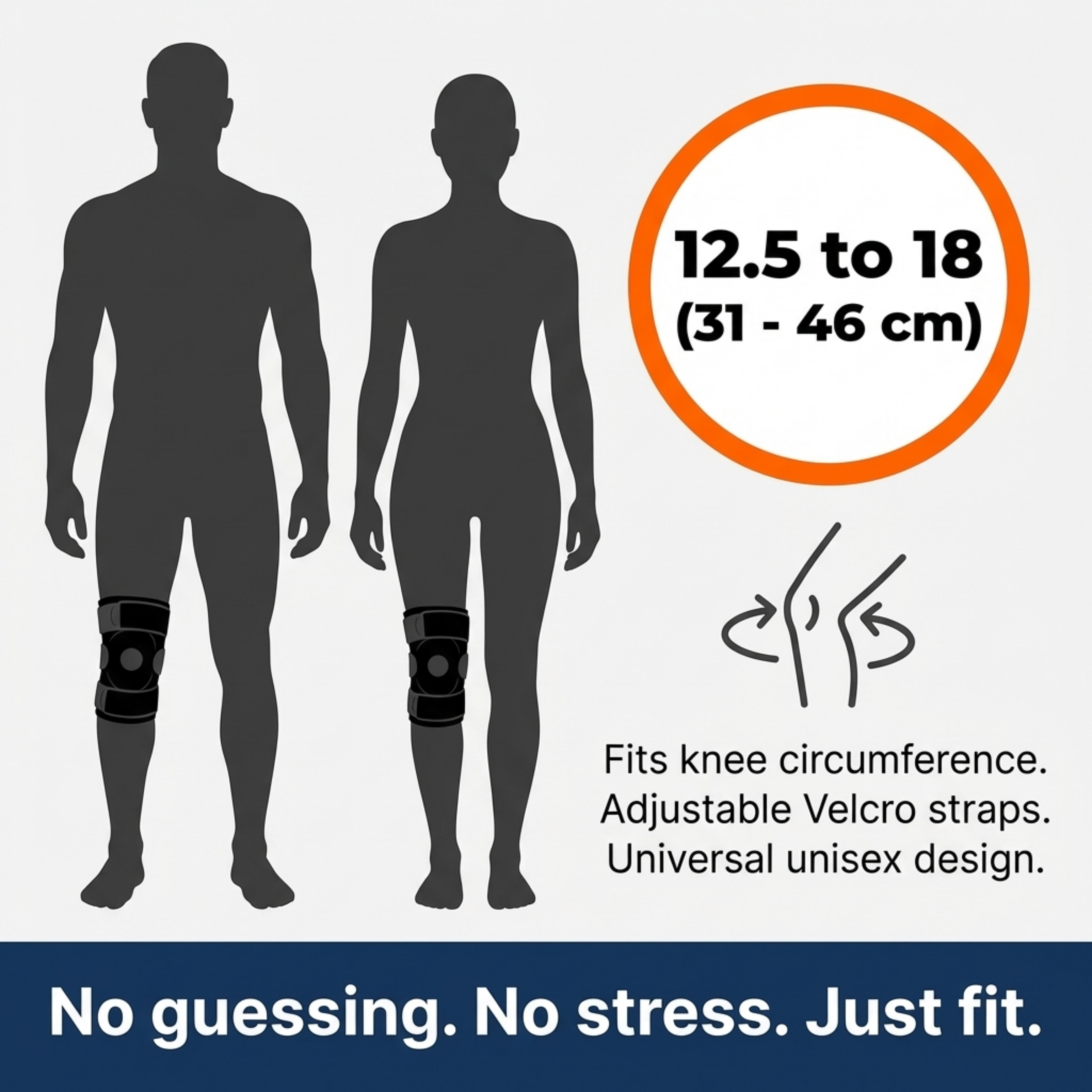Adjustable Knee Cap Support Brace for Knee
