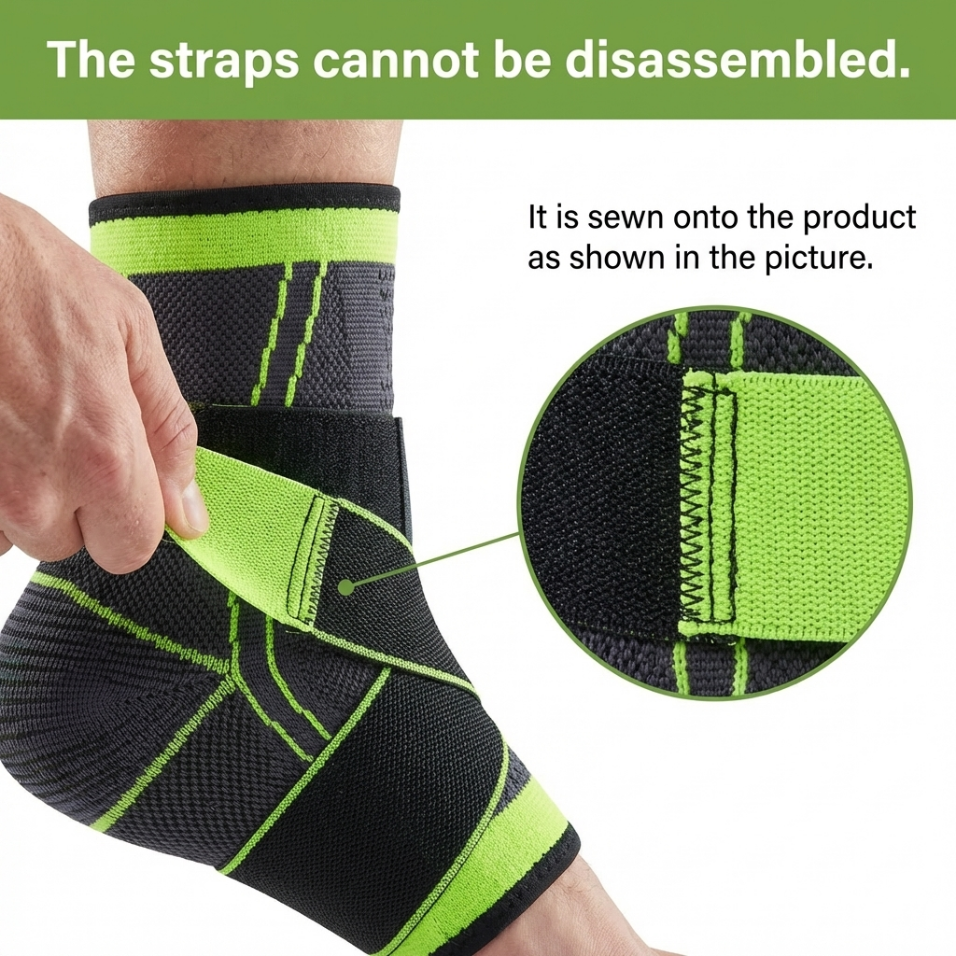 Neoprene Ankle Braces, Adjustable Compression Ankle Support for Men & Women