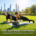 Density Foam Roller for Back & Body Pain Relief – Deep Tissue Massage for Muscle Recovery & Back Pain | Trigger Point Therapy, Yoga, Stretching, Fitness Training & Home Workouts