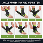 Neoprene Ankle Braces, Adjustable Compression Ankle Support for Men & Women