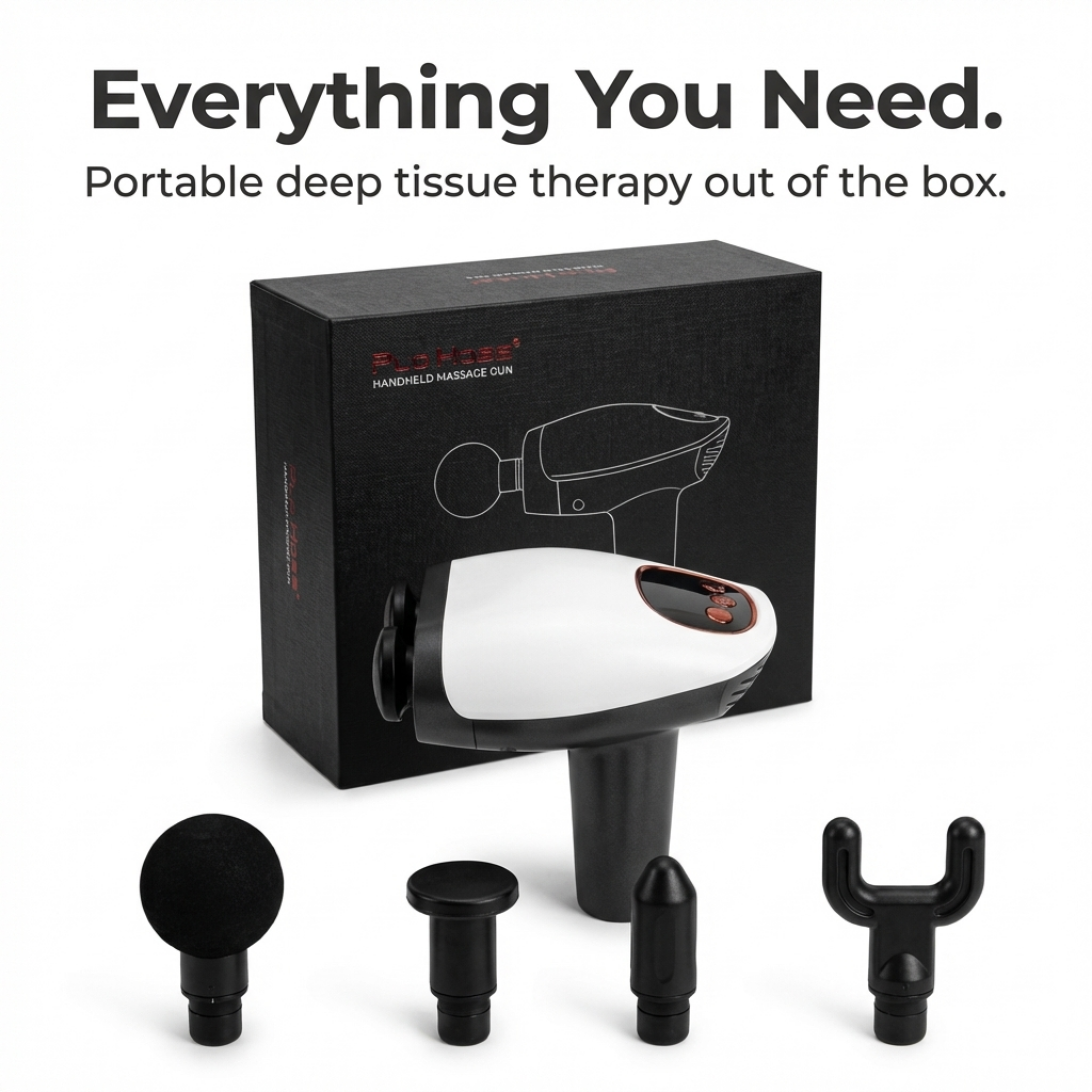 Double Head Massage Machine for Body Pain – Massage Gun for Deep Tissue