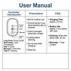 ReliefKart Cordless Knee Massager – Heated Vibration Brace Wrap
